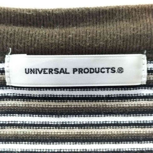 ユニバーサルプロダクツ UNIVERSAL PRODUCTS マルチボーダーロングスリーブカットソー メンズ JPN:3