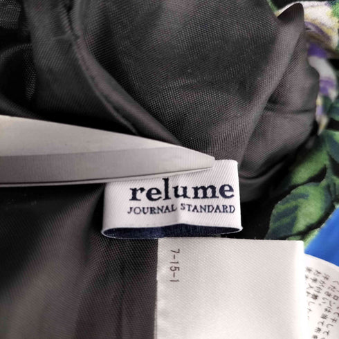 ジャーナルスタンダードレリューム JOURNAL STANDARD relume ブラックフローラルマーメイドスカート レディース FREE