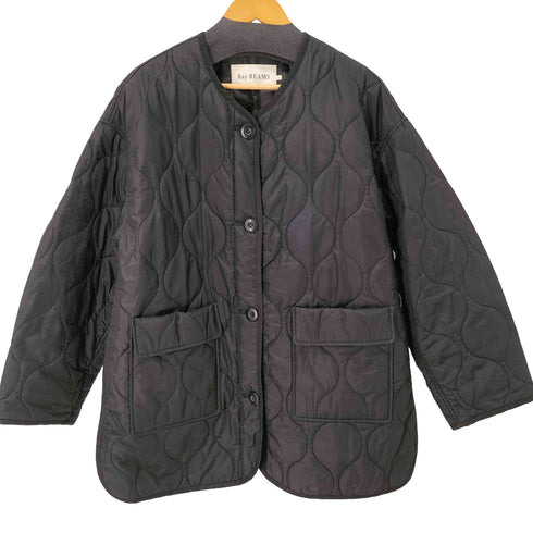 レイビームス Ray BEAMS キルティング ノーカラー ブルゾン レディース JPN:1