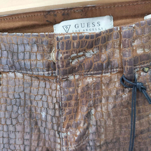 ゲス GUESS TAILORED POWER SKINNY コーティングパンツ レディース 25