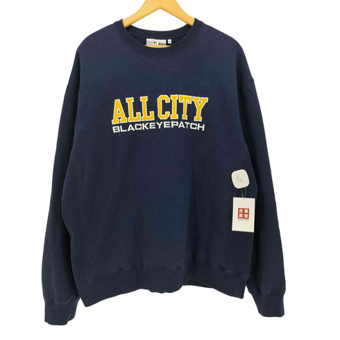 ブラックアイパッチ Black Eye Patch ALL CITY 刺繍 トレーナー スウェット メンズ JPN:XL