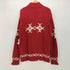 トミーヒルフィガー TOMMY HILFIGER ヘビーウェイト ジップアップ リブ ハイネック コットン ニット セーター メンズ import:L