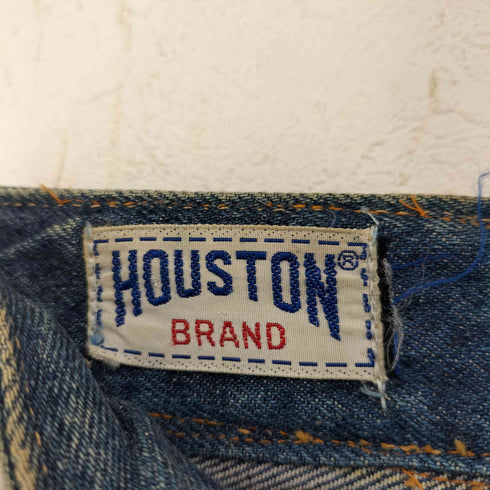 ヒューストン HOUSTON 42TALONジップ デニムパンツ 濃紺 メンズ