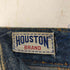 ヒューストン HOUSTON 42TALONジップ デニムパンツ 濃紺 メンズ