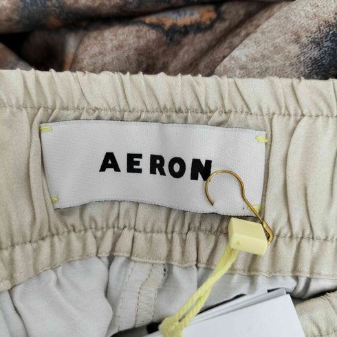 アーロン AERON COUGAR PRINTED SILK PANTS レディース 36