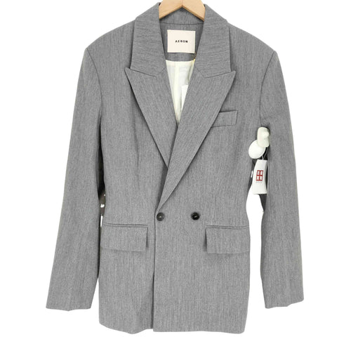 アーロン AERON MOTIVE FITTED BLAZER WITH BOXEY SHOULDERS レディース 36
