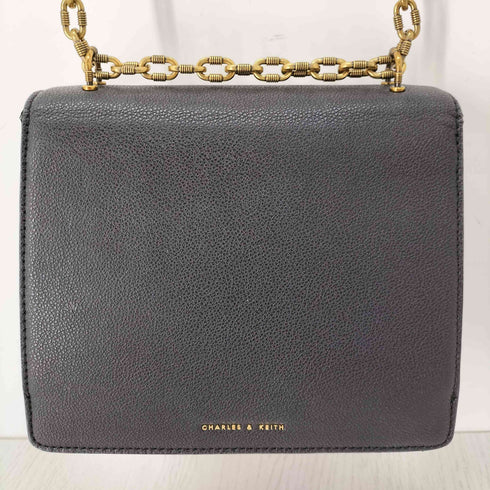 チャールズアンドキース CHARLES&KEITH チェーンハンドルショルダーバッグ レディース