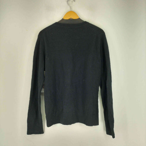 メゾンキツネ MAISON KITSUNE ウール100 ベイビー フォックス パッチ コージー Rネック プルオーバー メンズ import:M