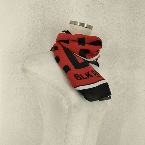 BLK DNM メッセージプリントシルクスカーフ メンズ