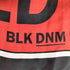 BLK DNM メッセージプリントシルクスカーフ メンズ