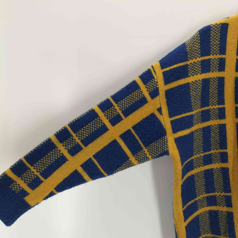 ザラ ZARA チェック柄 カーディガン メンズ JPN:S