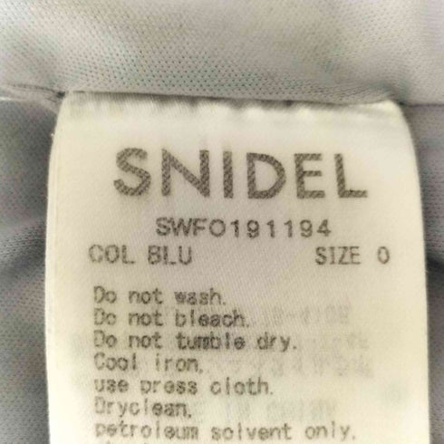 スナイデル snidel レース切り替えミドルワンピース レディース JPN:0
