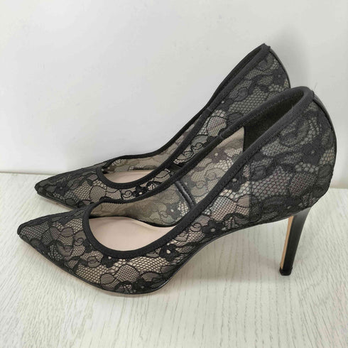 チャールズアンドキース CHARLES&KEITH レースデザインヒールパンプス レディース JPN:39