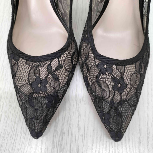 チャールズアンドキース CHARLES&KEITH レースデザインヒールパンプス レディース JPN:39