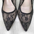 チャールズアンドキース CHARLES&KEITH レースデザインヒールパンプス レディース JPN:39