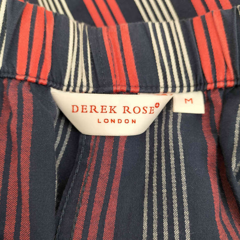 DEREK ROSE ストライプパジャマパンツ メンズ M