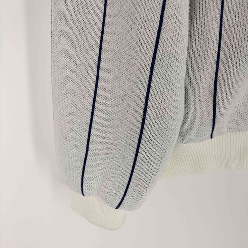シュプリーム Supreme 23SS Pinstripe Varsity Zip Up Sweater メンズ JPN:M