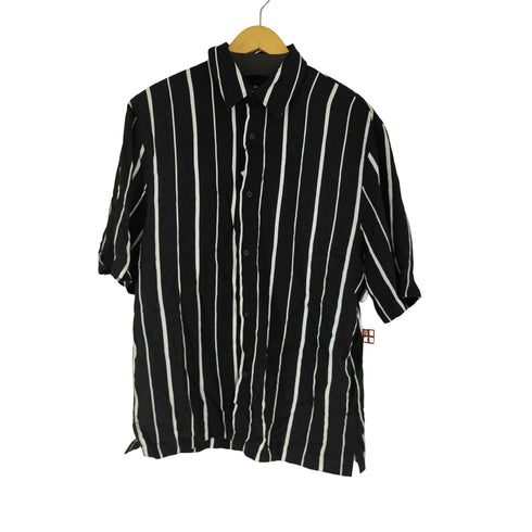 ザラ ZARA STRIPED VISCOSE SHIRT メンズ import:M