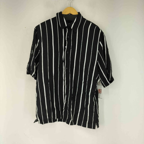 ザラ ZARA STRIPED VISCOSE SHIRT メンズ import:M