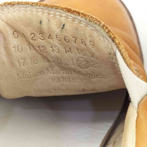 メゾンマルタンマルジェラ Maison Martin Margiela MADE IN ITALY 22 レザースリッポン メンズ EUR:44