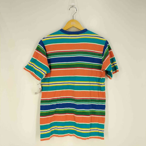 ポロバイラルフローレン Polo by RALPH LAUREN ポニー刺繍 マルチカラー ボーダー Tシャツ メンズ import:XL