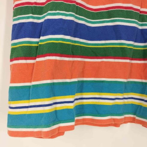 ポロバイラルフローレン Polo by RALPH LAUREN ポニー刺繍 マルチカラー ボーダー Tシャツ メンズ import:XL