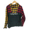 i am not a human being パッチワークチェックアノラック メンズ JPN:XL