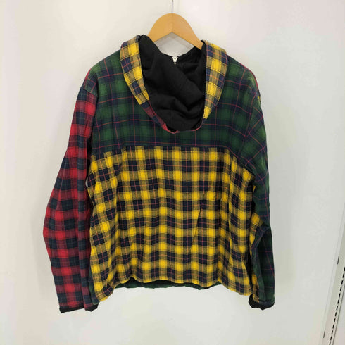 i am not a human being パッチワークチェックアノラック メンズ JPN:XL