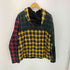 i am not a human being パッチワークチェックアノラック メンズ JPN:XL