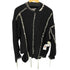 メゾンスペシャル MAISON SPECIAL Oni-Waffle Crazy Patchwork Stitch Embroidery Prime-Over Knit メンズ JPN:0