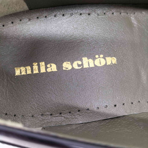 ミラショーン mila schon MADE IN JAPN モンクストラップレザーローファー レディース 6 1/2