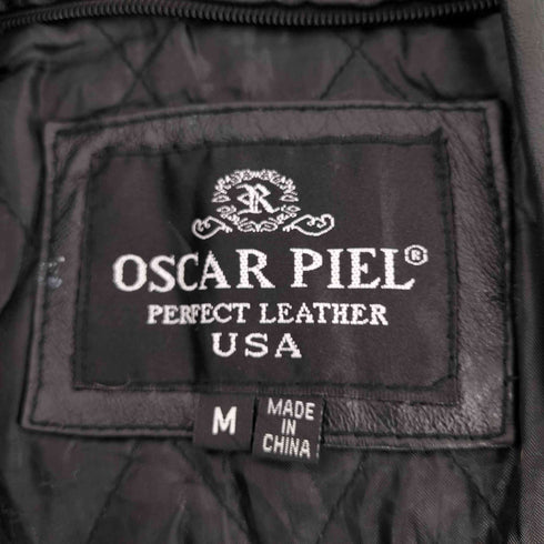 OSCAR PIEL シングル レザーテーラードジャケット メンズ M