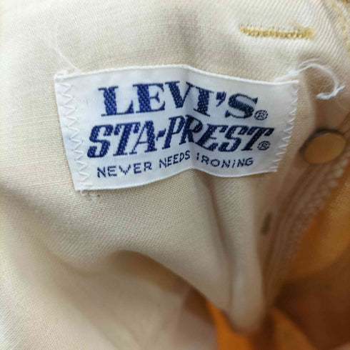 リーバイス Levis 70S アルミLEVISジップ 黒タグ STA-PREST ブーツカット メンズ 36/33