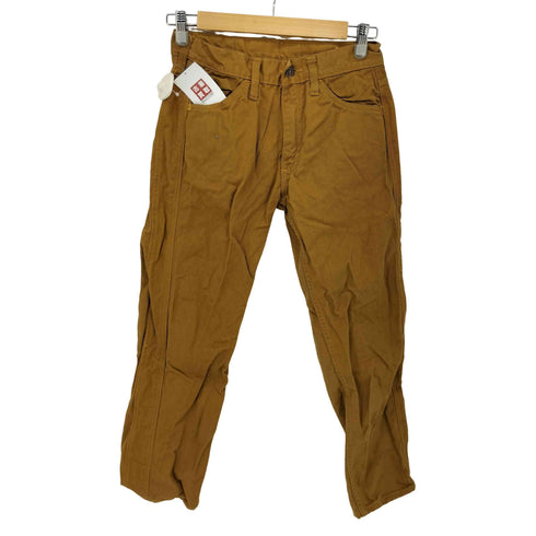 リーバイス Levis 60S~70S 白タグ BigE IDEAL 片爪ジップ ダック地ジップフライワークパンツ レディース
