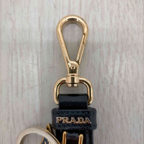 プラダ PRADA 三角ロゴプレート キーリング レディース