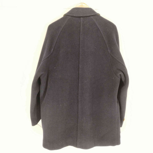 ポールスチュアート Paul Stuart MADE IN ITALY 裏地チェックウールハーフコート メンズ 44