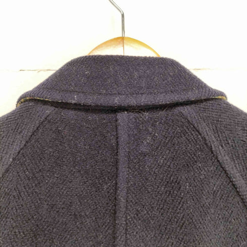 ポールスチュアート Paul Stuart MADE IN ITALY 裏地チェックウールハーフコート メンズ 44