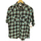 ラングラー Wrangler 90S WRANCHER SHIRT オンブレチェック スナップボタン ランチャー シャツ カットオフ メンズ import:XL
