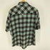 ラングラー Wrangler 90S WRANCHER SHIRT オンブレチェック スナップボタン ランチャー シャツ カットオフ メンズ import:XL