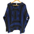 Curiosidades メキシコ製 BLANKET ブランケット ストライプ アクリル ポリ メキシカン パーカー メンズ import:L