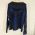 Curiosidades メキシコ製 BLANKET ブランケット ストライプ アクリル ポリ メキシカン パーカー メンズ import:L