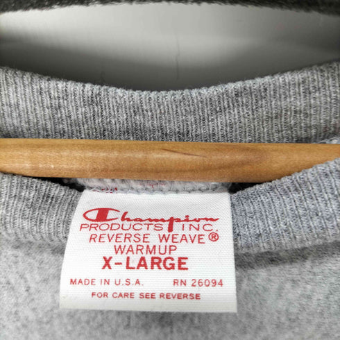 チャンピオン Champion USA製 単色タグ復刻 リバースウィーブ クルーネックスウェットシャツ メンズ import:XL