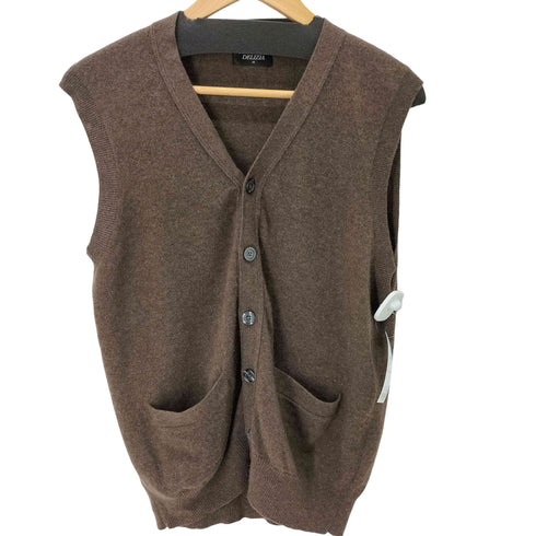 CASHMERE DELIZIA カシミヤ100% ニットベスト メンズ JPN:M