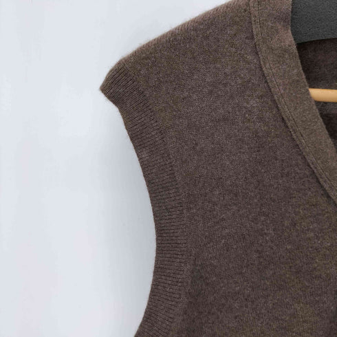 CASHMERE DELIZIA カシミヤ100% ニットベスト メンズ JPN:M