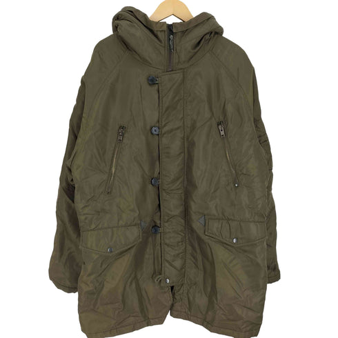 REAL CRUSH CLOTHING N-3B 型 ナイロン ミリタリー フライト ジャケット 八の字ジップ メンズ 4L