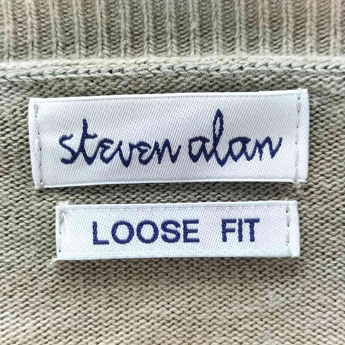 スティーブンアラン Steven Alan SLOWCORE CREW NECK SWEATER-LOOSE メンズ JPN:XL