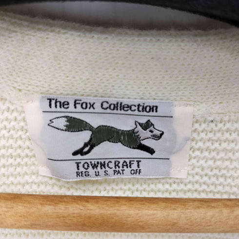 ザフォックスコレクション THE FOX COLLECTION フロントロゴアクリルカーディガン メンズ FREE