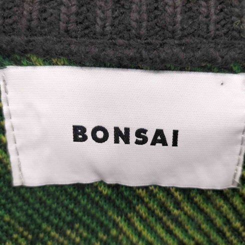 BONSAI ロマネスコ 総柄 グラフィック プルオーバーニット メンズ JPN:S