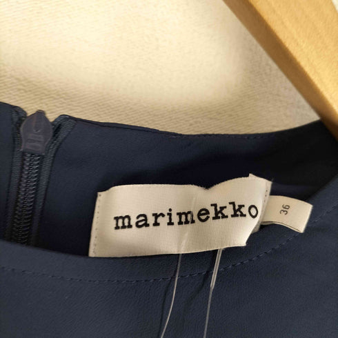 マリメッコ marimekko レーヨン100 フレアスリーブ ブラウス レディース JPN:36
