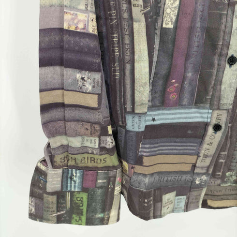 ポールスミスブラックレーベル Paul Smith BLACK LABEL 洋書柄 マルチカラー L/S シャツ レディース 46L
